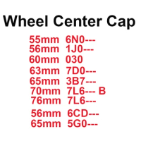 100pcs 55mm 56mm 63mm 65mm 70mm 75mm 76mm Car Wheel Center Cap Hub Caps Rims Covers Badge Sticker Emblem Car Styling