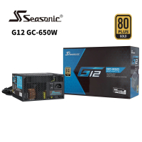 Seasonic 海韻 G12 GC-650 金牌 直出 電源供應器(SE-PS-G12GC650)