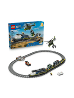 ตัวต่อเสริมทักษะ City Police Train Heist V29 60508 หลากสี