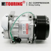 SD7H15 AC Compressor for Caterpillar 320D Excavator 24V SD7H156095 SD7H15-6095 3729295 372-9295 0190504232 CAT372-9295