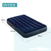 Kasur Angin Twin Intex Durabeam#64101-64757 Matras Airbed Intex warna biru kasur saja