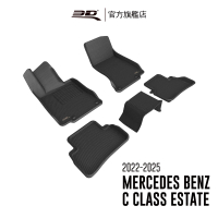 【3D】卡固立體汽車踏墊適用於Benz C Class Estate 2022~2024(S206/油電版)