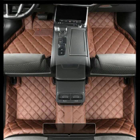 Custom Leather Car Floor Mat Full Set For Chevrolet Captiva 2008 2009 2010 2011 Auto Carpet Interior Accessories