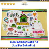 Buku Gambar Dodo A3 / Drawing Book A3 / Buku Menggambar Anak Per Pack Isi 10 Buku
