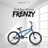 SEPEDA BMX 20 INCH THRILL FRENZY FRAME ALLOY - SEPEDA BMX THRILL FRENZY 20 INCH BLACK BLUE