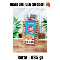 Slaiolai Giant Slai Olai Stroberi 2liter Berat 635 gr Toples Kekinian