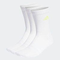 adidas ไลฟ์สไตล์ & บาสเกตบอล ถุงเท้าความยาวครึ่งแข้งนุ่มสบาย (3 คู่) Unisex สีขาว IK0352