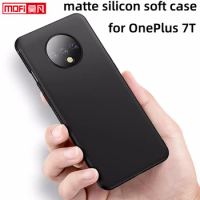 Matte case for OnePlus 7 T, TPU case, soft, ultra thin, back book, silicone, non-slip, case for 7 t