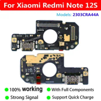 Best Working Charge Board For Xiaomi Redmi Note 12S USB Port Flex Cable Connector Fast Charging Plate Microphone Note12S