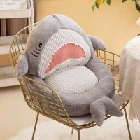 【鯊魚出沒】鯊魚坐墊 靠枕(辦公椅靠墊 0180119)