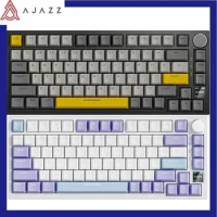 AJAZZ AK820 Pro Mechanical Keyboard RGB Tri-Mode Gaming 75% Gasket-mounted Bluetooth 5.1/2.4G Wireless &amp; Type-C Wired TFT Screen