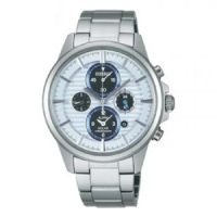 Seiko Quartz Stone Men's Watch Japan Original Casual Watch Solar Series 10 Bar Waterproof Steel Watch Strap