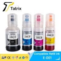 Tatrix 001 T03Y Premium Color Compatible Bulk Bottle Water Based Refill Ink for Epson L4150/L4156/L4160/L6160/ L6170/L6190/L6191