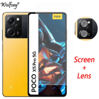 Camera Lens For Xiaomi Poco X5 Pro 5G Screen Protector Tempered Glass Poco X5 X4 Pro M5 M5S M4 M3 Glass For Poco X5 Pro 5G Glass