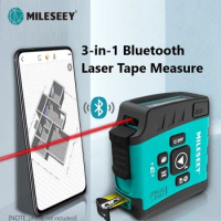 Mileseey DT20 BLUETOOTH Laser tape measure азерная рулетка Smart Digital display trena laser Measuri