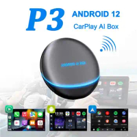 P3 CarPlay AI Box Wireless CarPlay Android Auto for Netflix YouTube mini HDMI IPTV Android 12 Car Accessories for Skoda Ford vw