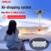 For DJI Mini 3 Pro/Mini 3 Drone Airdrop System Wedding Proposal Thrower Transport Device for DJI Mini 3 Pro Drone Accessories