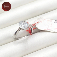 cincin solitare whitegold emas kadar 75% berat 2,3gram size : 10