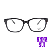 【ANNA SUI 安娜蘇】日系細版鏡腳薔薇造型光學眼鏡-黑(AS576-001)