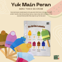 Mainan Edukasi Bermain Peran Penjual Es Krim Seri Toko - Toys, Mainan, games, main peran
