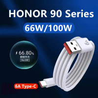 for Honor 66W Cable Honor 90 TypeC Cable Compatible with Huawei 6A Mobile Phone Data line 100W Fast