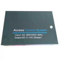 Big Access Power Case 220V Input Supply 12V5A Output For Access Control, With 12V 7Ah Battery Space, Min:1pcs