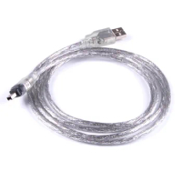 USB 2.0 A Male to Firewire IEEE 1394 4 Pin Male iLink Adapter Cord firewire 1394 Cable for SONY DCR-TRV75E DV Camera Cable 5FT