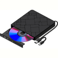 External CD/DVD RW Optical Drive USB 3.0 Type C for Laptop Kabel
