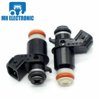 MH Electronic Fuel Injector Nozzle 2PCS/LOT 16450-PLD-003 16450PLD003 For Honda Civic EX 1.7 D17A2 D17A6 2001 2005