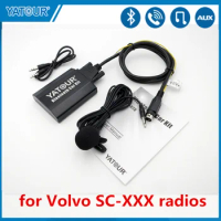 Yatour Car Bluetooth AUX Mp3 Player for Volvo SC-XXX radios SC700 SC800 SC801 SC802 SC805 Mp3 Player CD changer adapter YTBTK