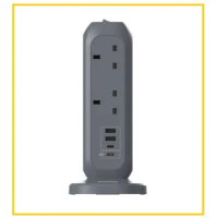MOMAX 11位拖板隨行多用途座枱支架 ONEPLUG 11-OUTLET POWER STRIP WITH USB US11UKE