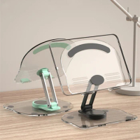 360° rotation Tablet Stand Holder For iPad Pro Adjustable Accessories Soporte Acrylic transparent tablet Universal mobile phone