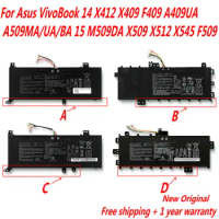 NEW B21N1818 C21N1818 Laptop Battery For Asus VivoBook 14 X412 X409 F409 A409UA A509MA/UA/BA 15 M509DA X509 X512 X545 F509