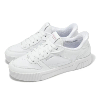 【SKECHERS】休閒鞋 Jade Slip-Ins 女鞋 白 瞬穿科技 緩衝 輕量 復古 板鞋(185222-WHT)