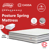 Cassa Goodnite GN700 10.5\ Spinahealth Posture Spring Mattress (+Coconut Fibre +HD Rebonded Foam +An