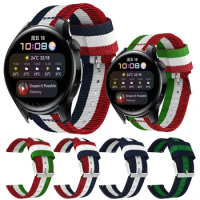 22mm sport nylon watchband Straps For Huawei Watch 3/watch3 pro GT2 46mm bracelets belt for Xiaomi Huami Amazfit GTR 2 GTR 47mm