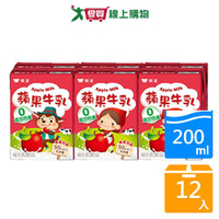 味全極品限定蘋果牛乳200ML x6【兩入組】【愛買】