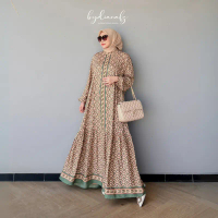 BYDIANAFZ | TISYA DRESS B,C,5,6 | DASTER GAMIS MUSLIMAH | GAMIS RAYON PREMIUM | GAMIS WANITA