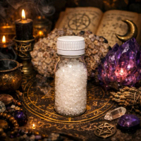 Rawan Jaya Garam Crystal Ruwat Cleanssing Aura Negatif Original dengan Energi Spiritual Putih Kuning