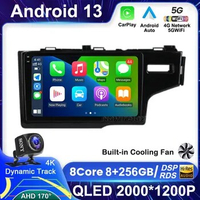 Android 12 Auto For Honda Jazz 3 2015 - 2020 Fit 3 GP GK 2013 - 2020 RHD Car Radio Multimedia Video Player Navigation stereo GPS