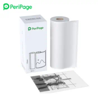 PeriPage Translucent Photo Sticker BPA-Free Adhesive Thermal Paper Roll Sticky Paper Waterproof Oil-proof Friction-proof Paper