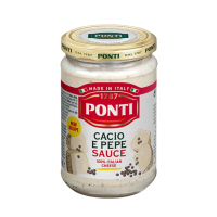 【PONTI】義大利 黑胡椒乳酪醬 280g(義大利麵醬 白醬 麵醬)