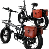 EU Stock Pack Of 2 E-bike Y20 &amp; GW20 Folding Bike 20 Inch Electric Bikes For Adults,750w Motor 7-speed 48v 15ah E-bike