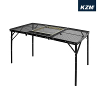 【KZM】 IMS三折合鋼網燒烤桌含收納袋_K22T3U03_早點名