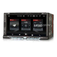 6.95" Android 11.0 OS Two Din Car DVD Multimedia Player Double Din Car GPS 2 Din Car Radio with Built-in DSP Amplifier System