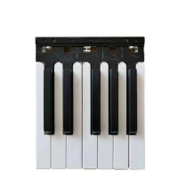 Compatible with Original Yamaha Electric Piano P48/85/95/105/115/125 YDP-131 Key Black and White 1 set of 12 buttons