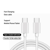 60W USB C to USB Type-C Cable PD QC 4.0 Fast Charge Data Cable for Macbook Samsung S9 Plus USB C Cable for Huawei Mate 20