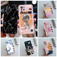 For Xiaomi Poco X3 GT Case Poco X3GT Soft Silicone Black Astronaut Marble Cover Phone TPU Protection Case For Xiaomi Poco X3 GT