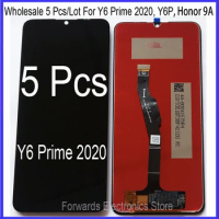 Wholesale 5 Pieces/Lot For Huawei Y6P LCD Display Screen With touch digitizer assembly Y6 Prime 2020 and Enjoy 10E for Honor 9A