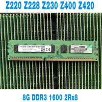 1PCS For HP 8GB 8G DDR3 1600 2Rx8 UDIMM ECC Server Memory Z220 Z228 Z230 Z400 Z420